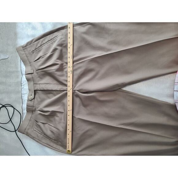 Giorgio Ferraro men's dress khaki pleated hemmed pants pants 40x37L inseam 28" - Picture 9 of 9